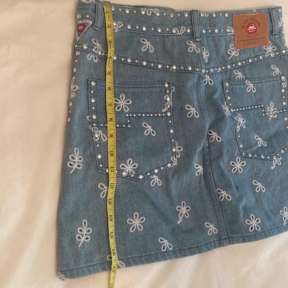 NWT Marc Jacobs Denim Mini Skirt size 30 - Picture 14 of 15